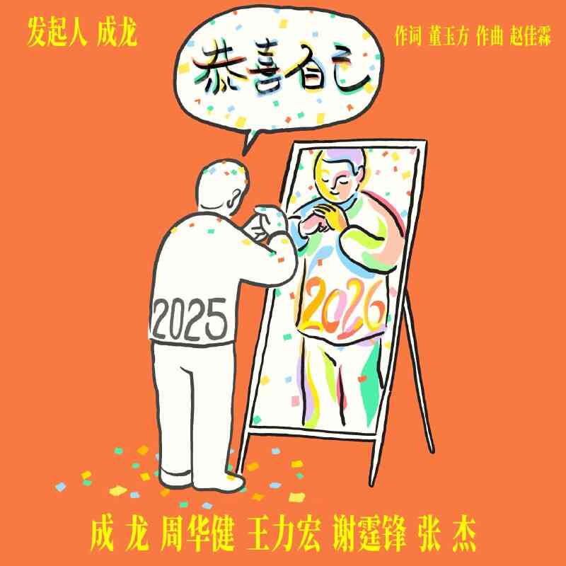 [华语]音乐《恭喜自己》成龙/周华健/王力宏/谢霆锋/张杰 Hi-Res